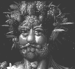 Arcimboldo's 'Vertumnus' (detail)