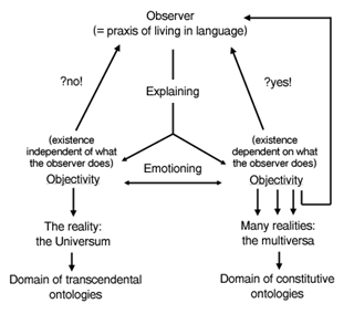 Ontological Diagram (Maturana, 1988a, p. 32)